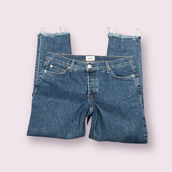 Hudson luxed crop riley relaxed straight size 27 - Picture 3 of 11